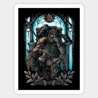 Odin Valhalla Norse Pagan Viking Mythology Magnet